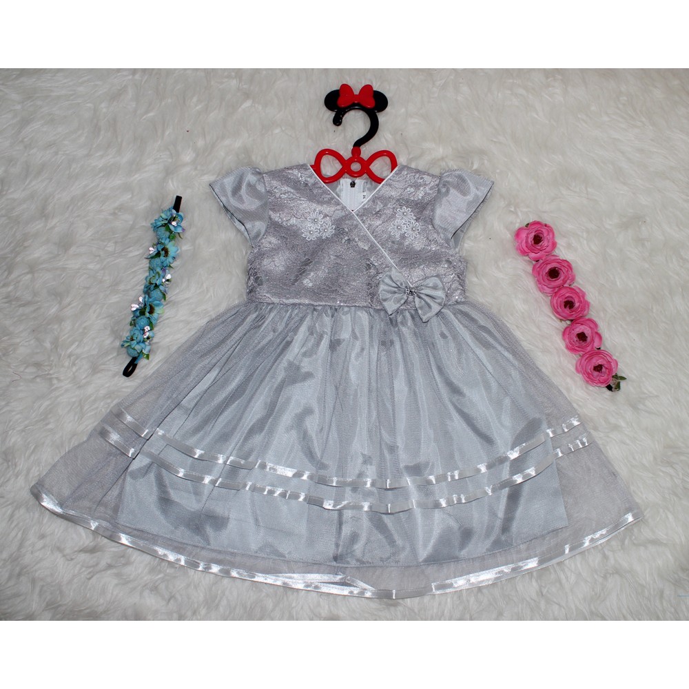 Dress Kids Tata/Diskon Baju pesta Anak Motif Brukat Dan Tile/Gaun Party Best Seller/ Fashion Dress