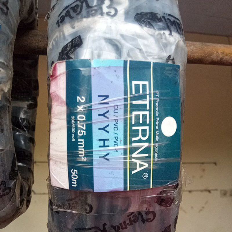 kabel eterna NYYHY 2x0,75 mm 1 roll  (50 meter)