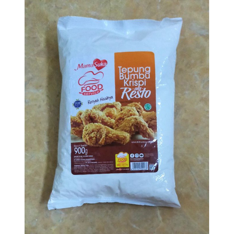 

MamaSukaTepung Bumbu Krispi Ala Resto 900 Gram