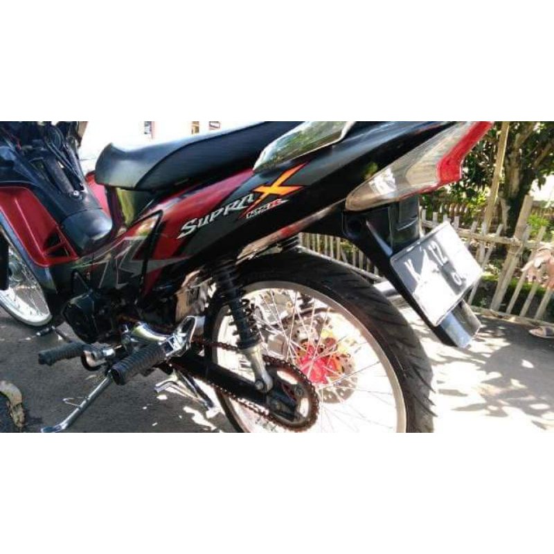 tromol becak atau trusty Supra 125 wave chrome