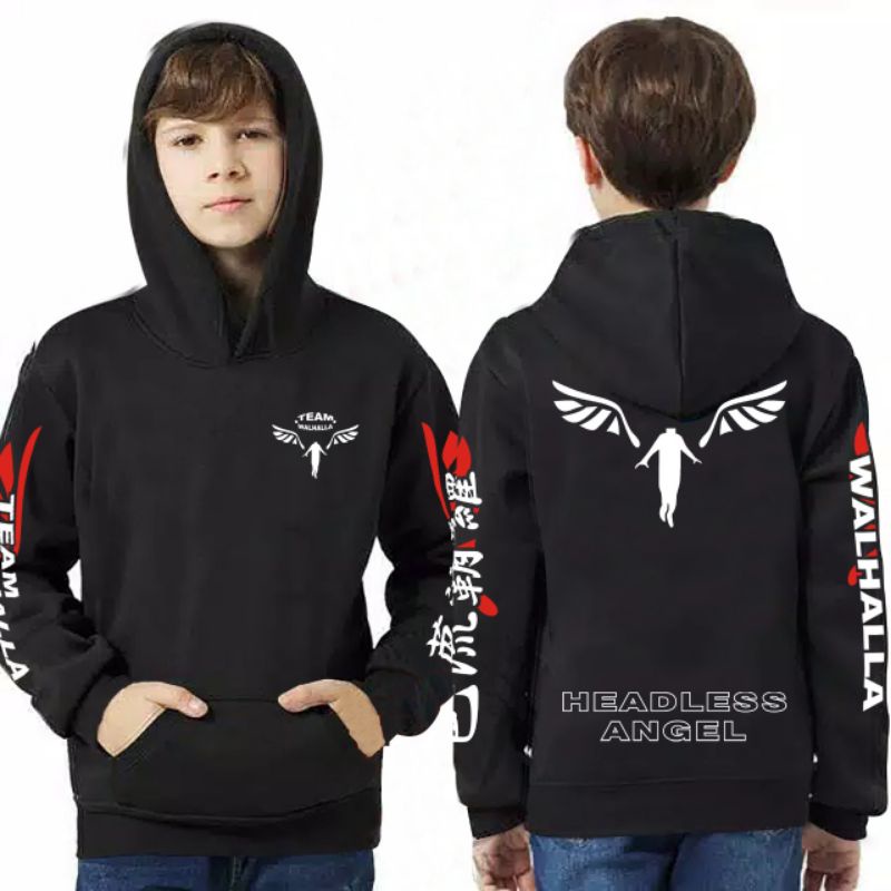 COD/DS/SWEATER HOODIE ANIME TEAM WALHALLA XS  (7-11thn)