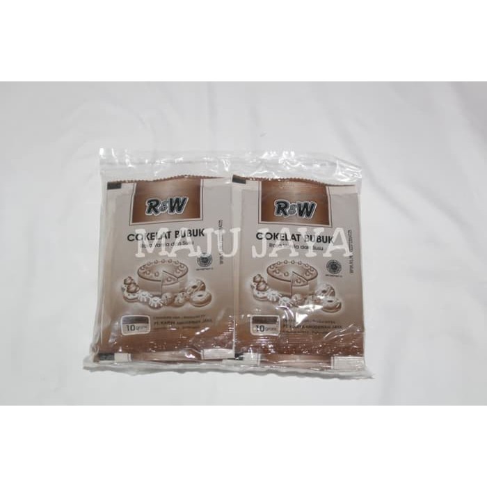 

Coklat Bubuk Merk R&W (Rajawali) Kemasan 100gr (10x 10gr)