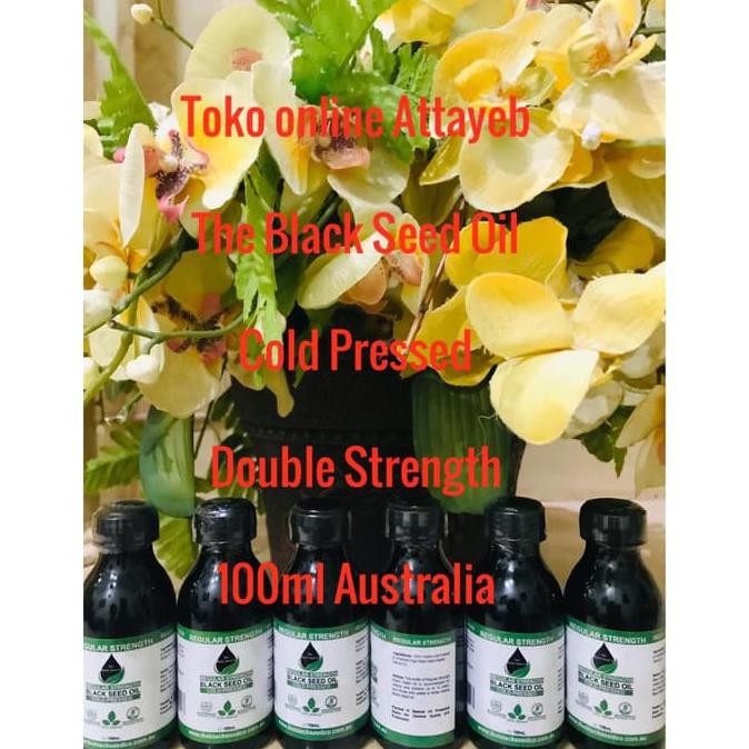 Kualitas Terbaik Black Seed Oil Cold Pressed 100% Pure Strength 100 Ml Australia