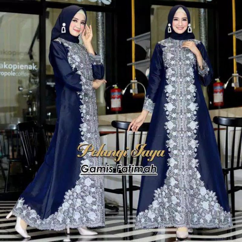 [COD]GAMIS FATIMAH/GAMIS ORIGINAL/GAMIS TAFETTA/BY PELANGI JAYA