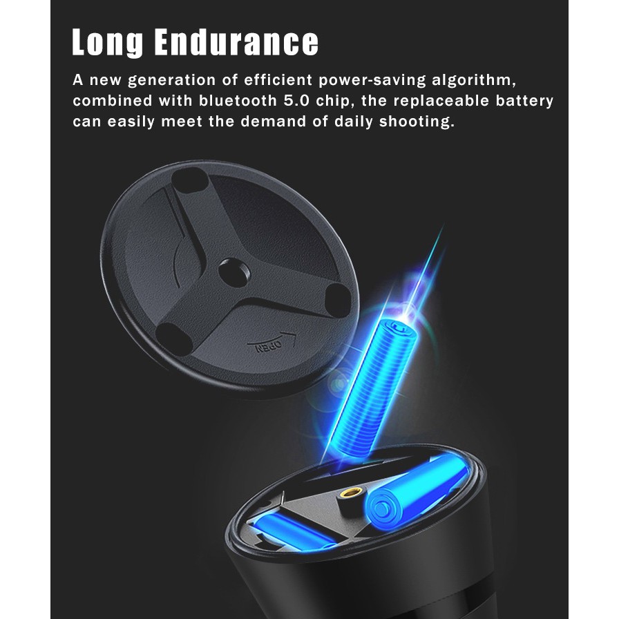 B-40 - Universal 360 Intelligent Auto Following Ring Fill Light with Face Tracking - APP Support
