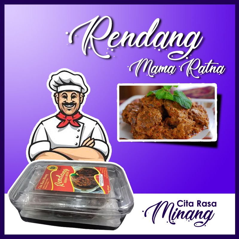 

Rendang Padang 500gr Daging Sapi Rendang Untuk Mudik