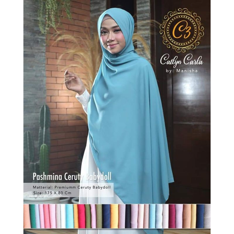Al'fadani Pashmina Ceruty Babydoll l Hijab Premium Lembut