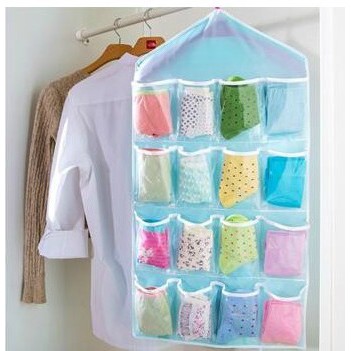 tempat celana dalam gantung hanger underwear pouch organizer