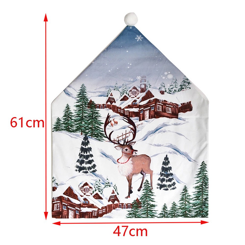 1 Pcs Christmas Chair Covers 1 Pcs Christmas Chair Covers