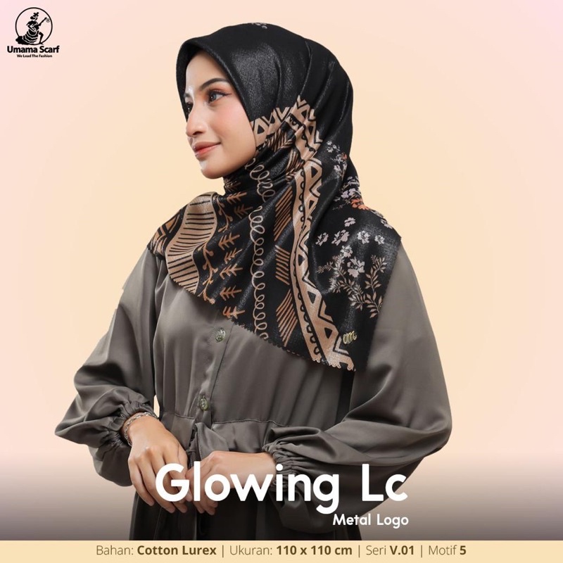 Jilbab Glowing Motif