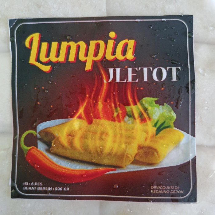 

Lumpia Jletot Pedas isi 8
