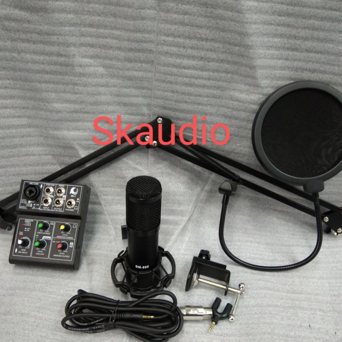 paket home recording set bm800+mixer SOUNDCARD isk DS1