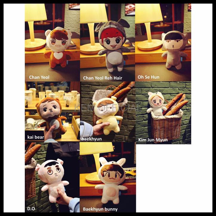 Jual Murah Boneka Import Asli Terlaris Supplier Boneka Exo Exo Plush Doll Boneka