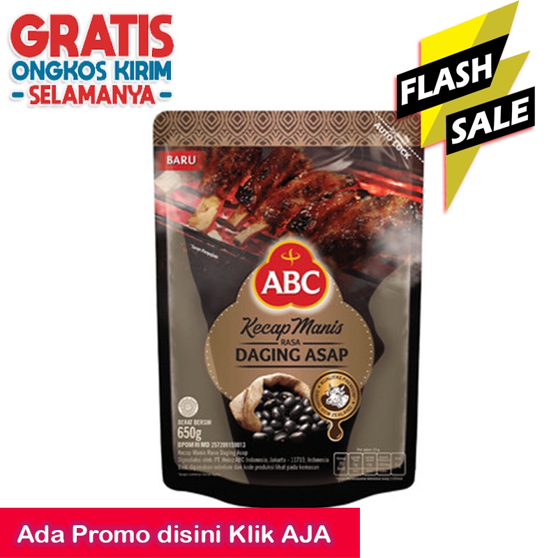 

ABC Kecap Manis Daging Asap Barbeque Flavour Sweet Soy Sauce 650g