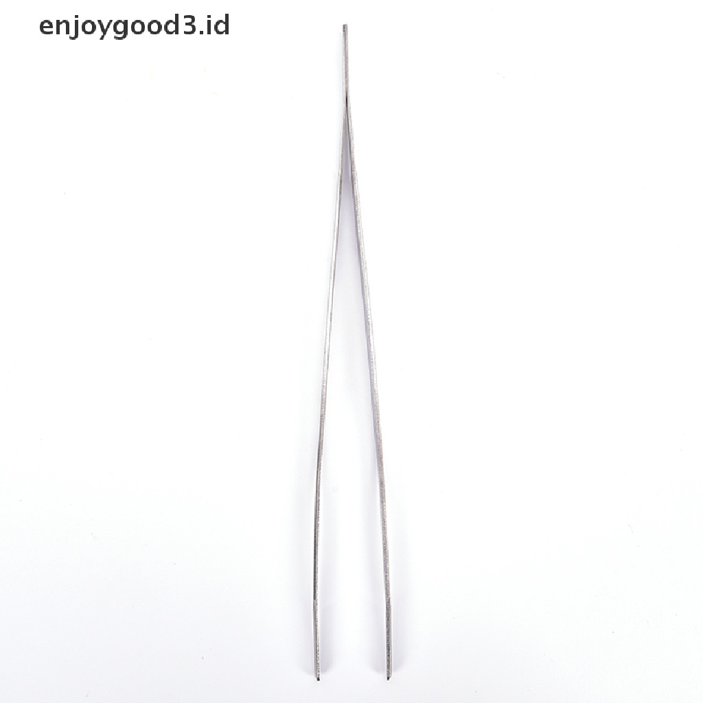 Pinset Panjang Lurus 12 &quot;30Cm Bahan Stainless Steel Warna Silver