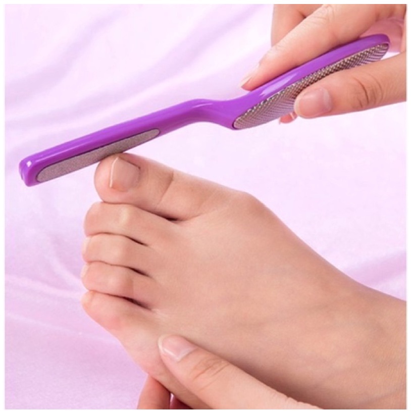 BAJ Alat pembersih kaki 4 in 1 Pedicure Foot Brush Sikat Kaki &amp; Batu apung - AK028