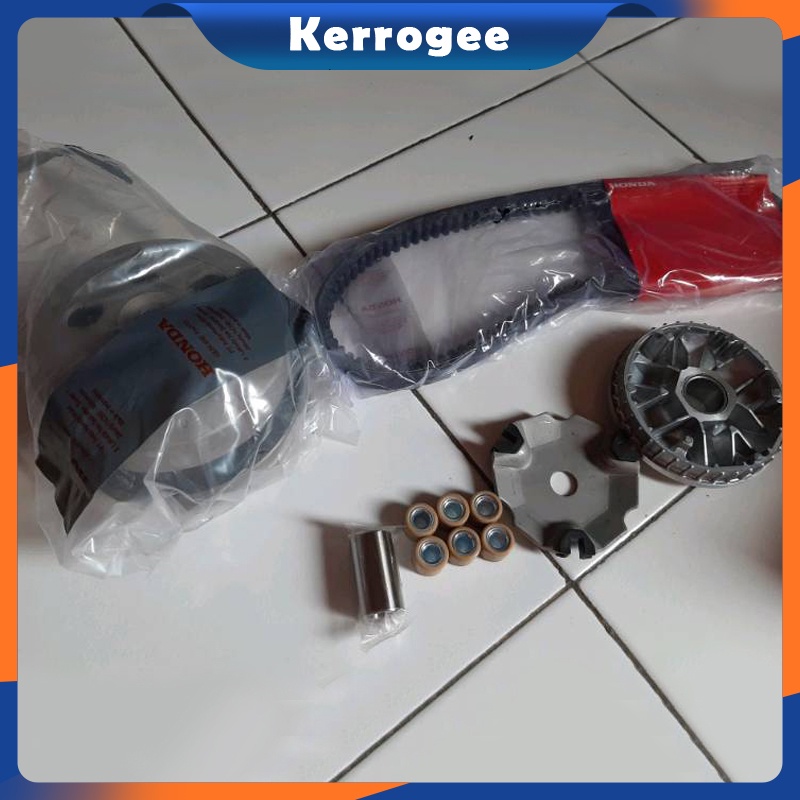 (Paket Komplit CVT)  1 Set paket hemat Honda Beat fi Scoopy fi Spacy fi vario 110 fi setater kasar kode- KZL-K25