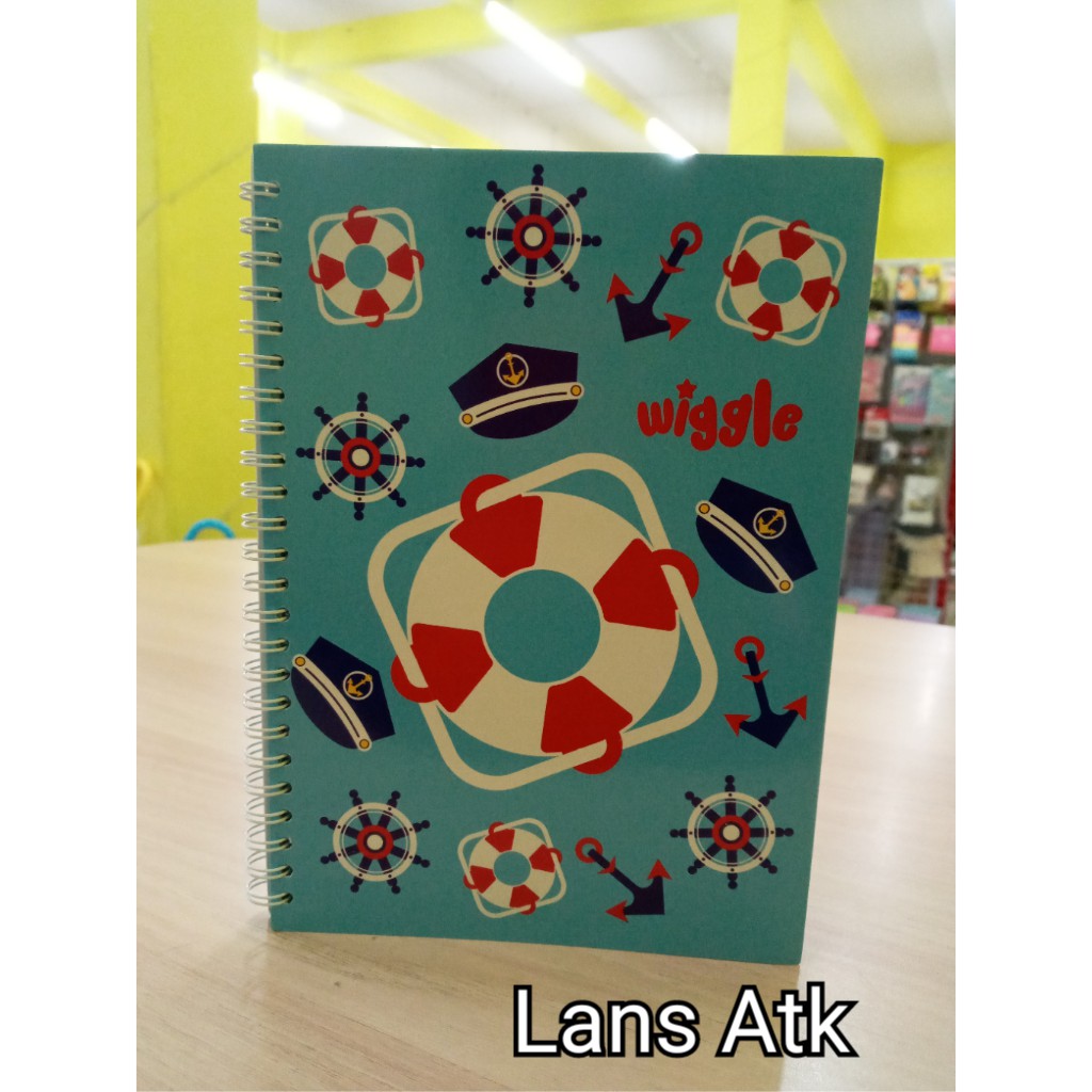

WIGGLE Nautical Notebook A5 Random Color