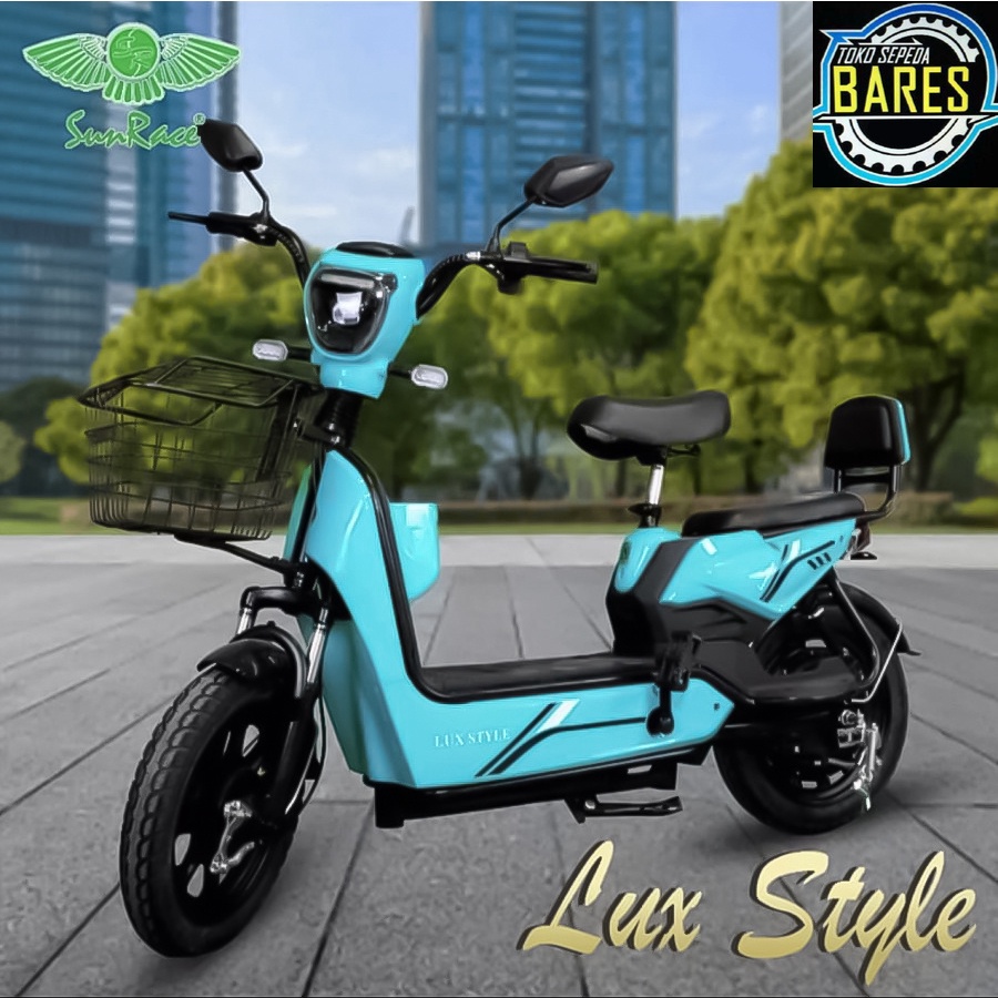 Sepeda Listrik SunRace Lux Style 1.0 / 2.0 12AH