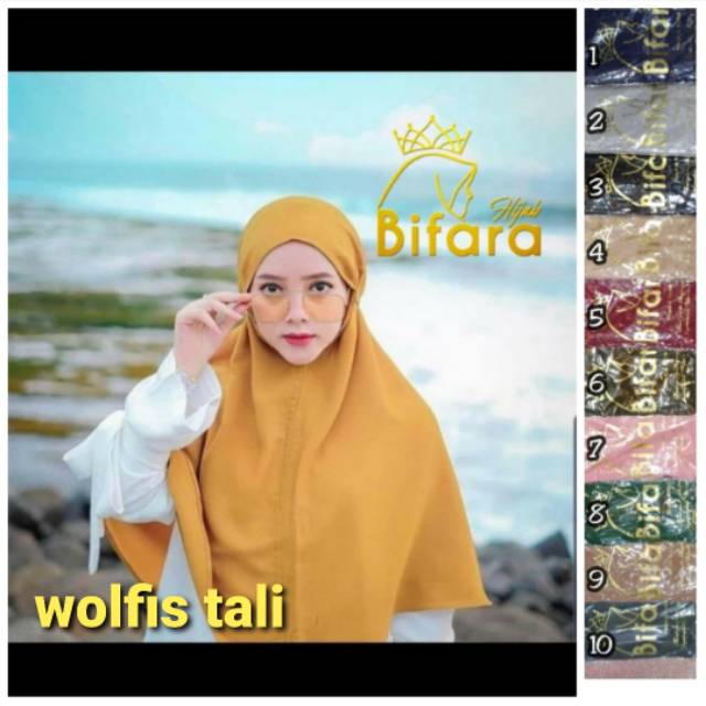 Termurah Bergo Aisyah Premium Bifara Hijab