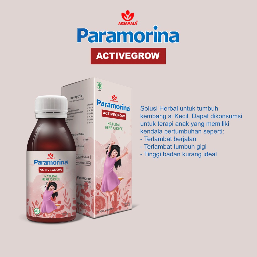 Paramorina Madu Herbal Anak Vitabumin Paramorina Paket 3 Pcs