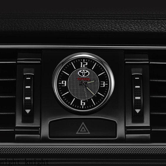 Jam Tangan Quartz Elektronik mini Untuk Interior Mobil Toyota