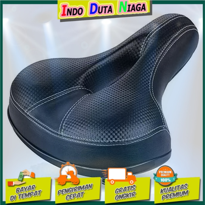 UpperX Jok Sadel Sepeda Bike Saddle Wide Seat Soft Pad Cushion UX01