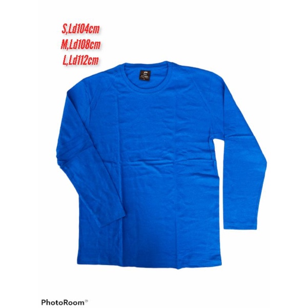 kaos cole dewasa biru polos