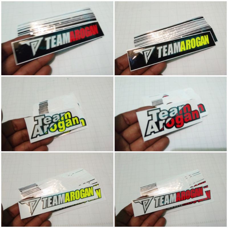 STIKER TARGN CUTTING TEAM AROGAN 15CM