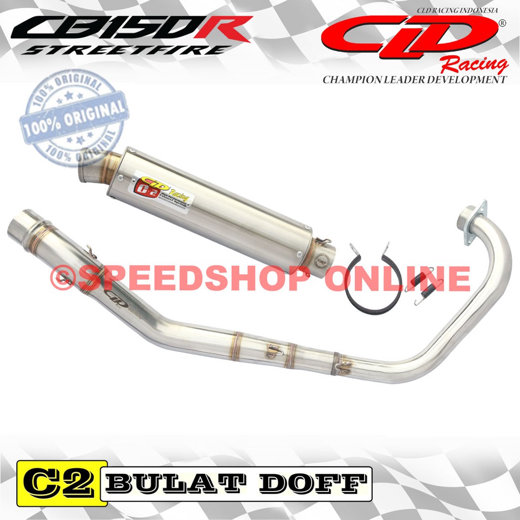 knalpot cld honda cb150r original type c2/COMPETITION