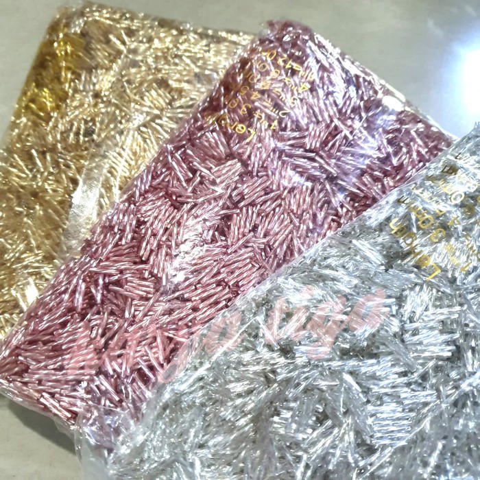 Manik Payet Bambu Panjang Ulir 1,2 Cm Semi Jepang - 1 Pon (450 gr)