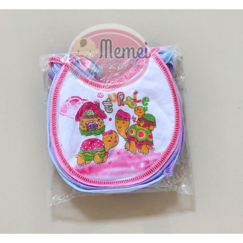 1 LUSIN (12 pcs) Celemek bayi halus lembut TERMURAH