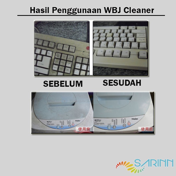 Pembersih dan Pemutih Plastik Multifungsi Serba Guna untuk Perabotan Rumah Tangga WBJ Cleaner