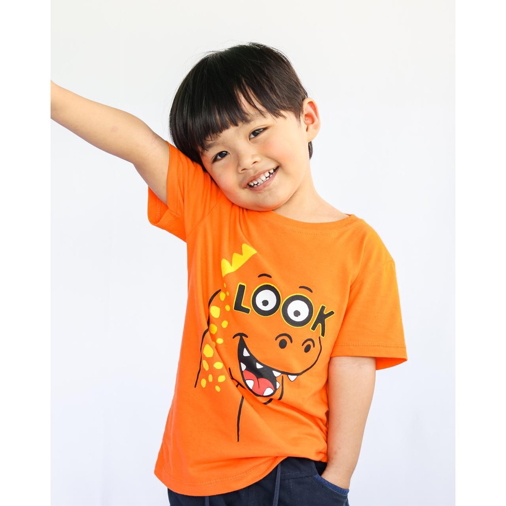 Kaos Anak Cowok Smilee Original Size 1-5 Tahun Baju Anak Super Premium