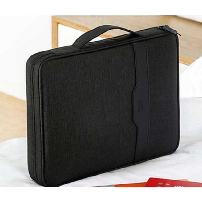 Tas Organizer Laptop dan Aksesoris Gadget hitam