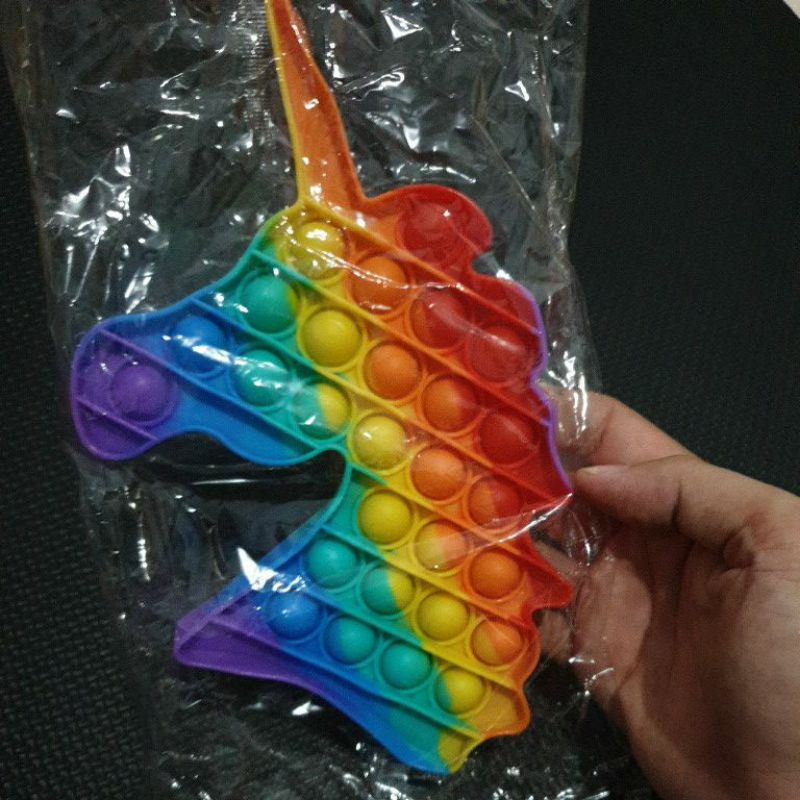 [50+ Model Pop It] POP IT ALL VARIANT | Popit Rainbow Macaron Sugus UV Colorful-Unicorn Rainbow