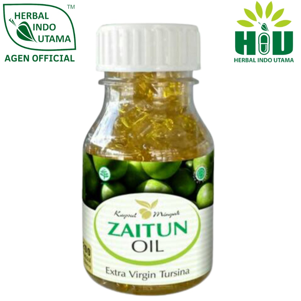 MURNI 100% Minyak Zaitun Asli Murni Extra Virgin Untuk Rambut Wajah Muka Ibu Hamil Olive Oil - Kapsu