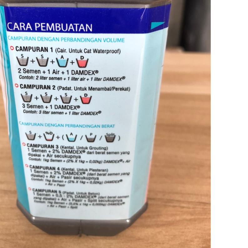 ✩ Damdex Pengeras Beton Anti Bocor air ➻