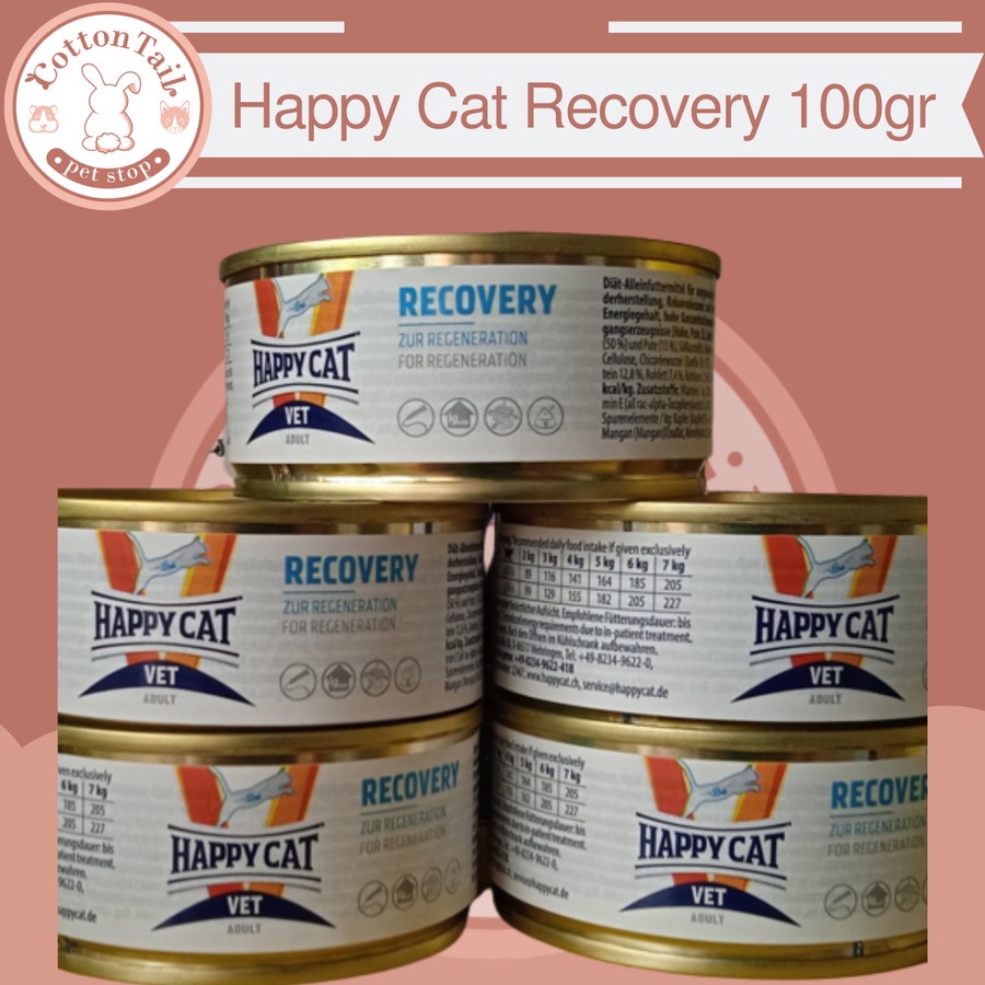 Happy Cat Vet Recovery Wet Food 100gr / Makanan Recovery 100gr