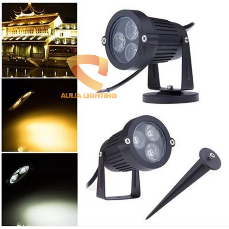 Jual Lampu Sorot 3w Taman Led Model TANCAP Watetproof 3 WOutdoor ...