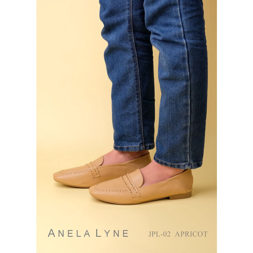 ANELA LYNE SEPATU LOAFERS LEATHER BASIANA APL-02 ORIGINAL