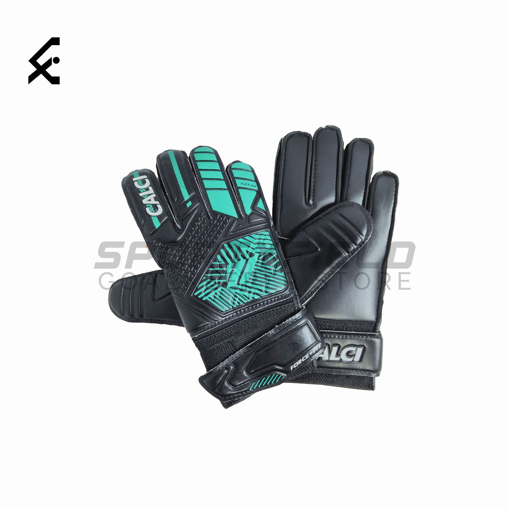 Sarung Tangan Kiper Calci Gorgonite JR - Tosca/Black