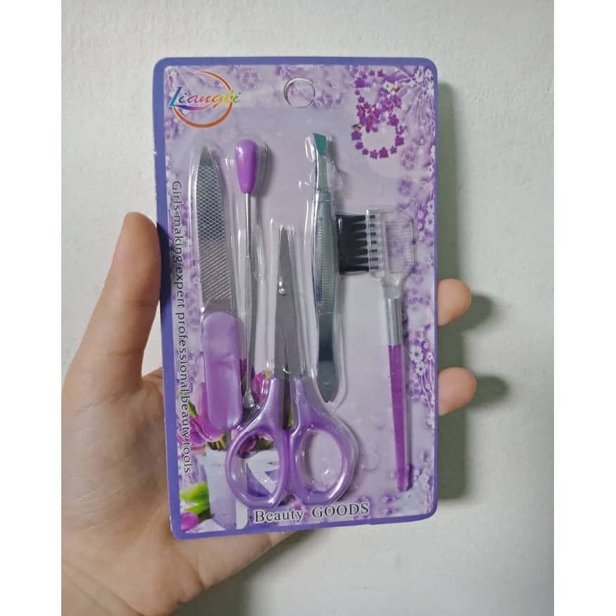 Manicure Set Mini/Alat Pedicure Set Mini 5 in 1