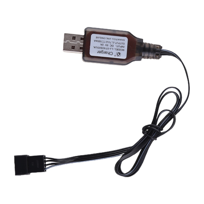 Vivi 7.4V SM-4P Kabel USB Charger RC Kapal Kuat Speedboat R/C Mainan