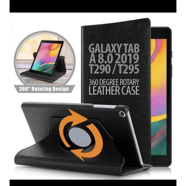 SARUNG ROTARY CASE SAMSUNG T295 T290 P205 TAB A8 2019 - SARUNG TAB A8 2019 T295 - BENUA DUNIA