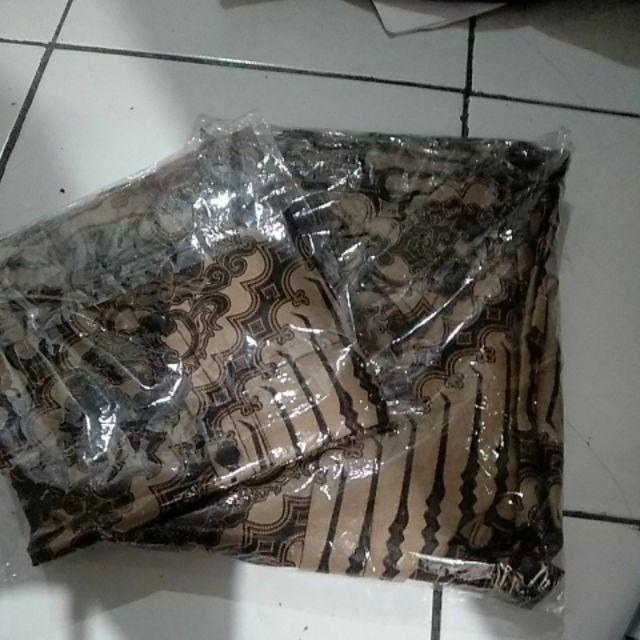 Kemeja Batik Seno Mocca Size Jumbo