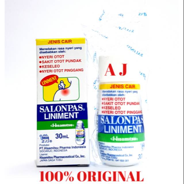 Salonpas Liniment 30ml / Salonpas Cair