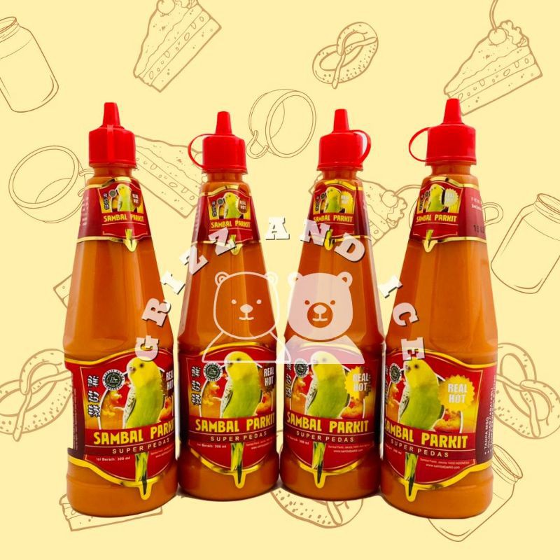 

Sambal Pedas Parkit / Sambel Pedes Parkit Original 300 ml (Halal)