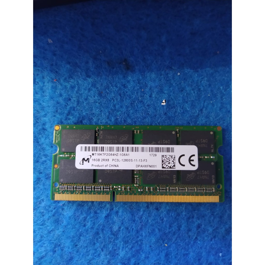 RAM LAPTOP 16 GB DDR3 PC3L 12800S SECOND