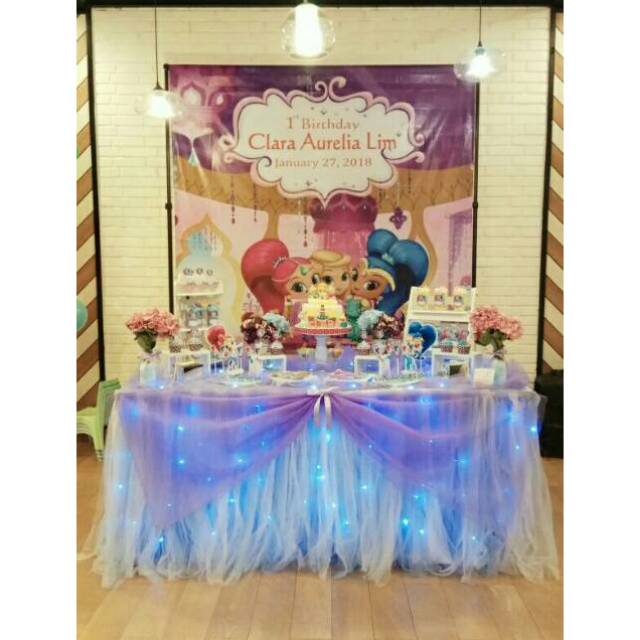 

DESSERT TABLE TEMA SHIMMER & SHINE